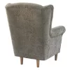 Füles fotel, szürkésbézs Taupe szövet Coral, CHARLOT
