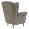 Füles fotel, szürkésbézs Taupe szövet Coral, CHARLOT