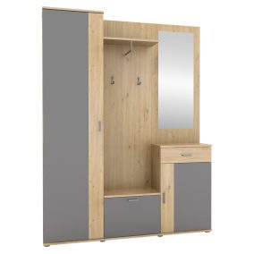 előszoba, artisan tölgy/grafit,  AMALIA