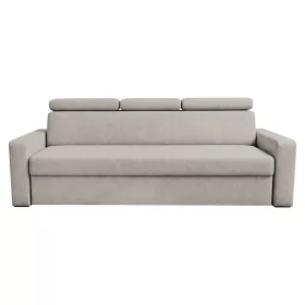 Kinyitható kanapé, bézsszürke Taupe, KINGA