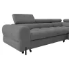Sarokülőgarnitúra, szürke, jobbos, BERON ROH