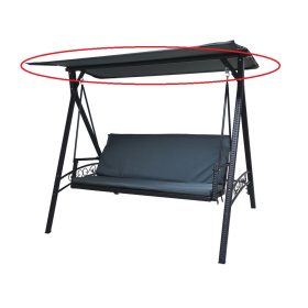   Rojaplast tartalék tetőponyva a Rattan hintaágyhoz - sötétszürke 