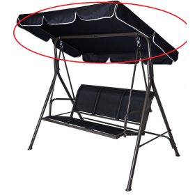   Rojaplast tartalék tetőponyva a Confort hintaágyhoz - fekete