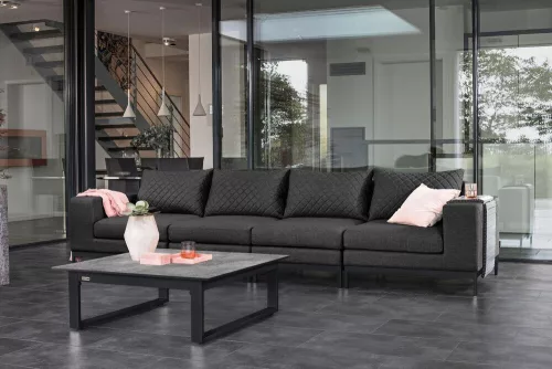 KETTLER EGO MODULAR bal oldali záróelem – antracit / Sunbrella®