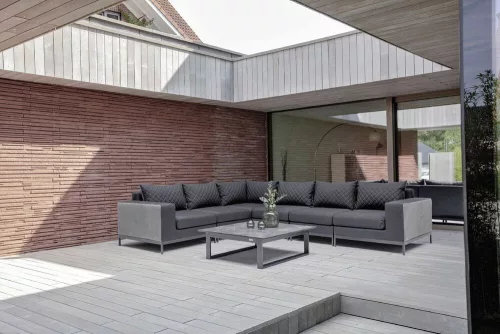 KETTLER EGO MODULAR bal oldali záróelem – antracit / Sunbrella®