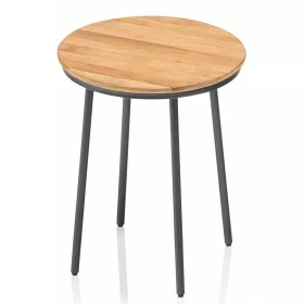 KETTLER TRIBE oldalasztal Ø 40 cm – antracit / teak