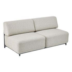   KETTLER TRIBE kültéri kanapé / középső dupla elem – antracit / bézs