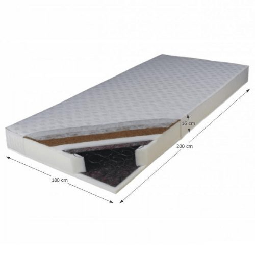 Rugós matrac, 180x200, KOKOS MEDIUM