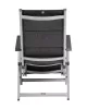 KETTLER BASIC PLUS PADDED relaxációs, dönthető alumínium kerti szék – ezüst / antracit