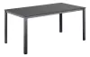 KETTLER CUBIC / KETTALUX alumínium étkezőasztal 160×90 cm – antracit / antracit