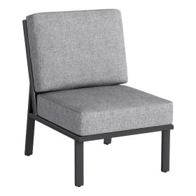   KETTLER ZENITH kültéri fotel / középső elem – matt antracit / világosszürke