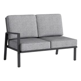   KETTLER ZENITH bal oldali lezáró elem – matt antracit / világosszürke