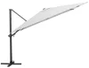 Kettler EASY TURN napernyő 300×300 cm – 360° forgatható, konzolos, UV 50+, világosszürke