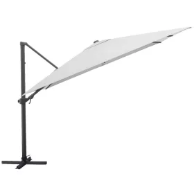   Kettler EASY TURN napernyő 300×300 cm – 360° forgatható, konzolos, UV 50+, világosszürke