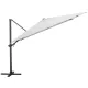 Kettler EASY TURN napernyő 300×300 cm – 360° forgatható, konzolos, UV 50+, világosszürke
