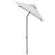 Kettler EASY PUSH napernyő 150×210 cm – UV 50+, vízálló, világosszürke