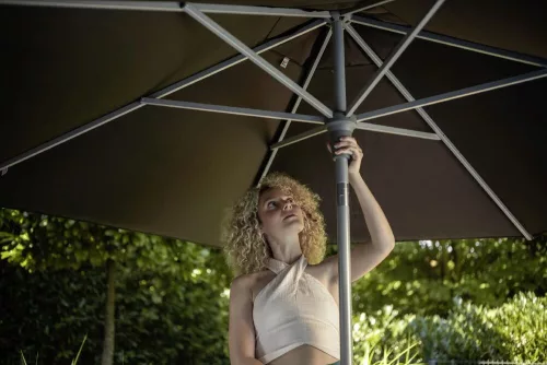 Kettler EASY PUSH napernyő Ø300 cm – UV 50+, vízálló, antracit