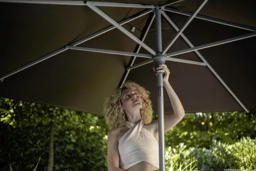 Kettler EASY PUSH napernyő Ø300 cm – UV 50+, vízálló, bézs
