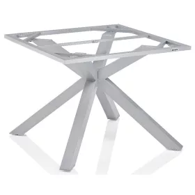 KETTLER X-LEG alumínium asztalváz 95×95 cm – ezüst
