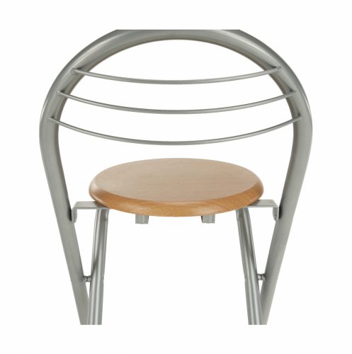 Bárszék, bükkfa/alumínium, BOXER