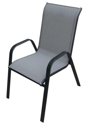 ROJAPLAST XT1012C fém kerti szék - szürke