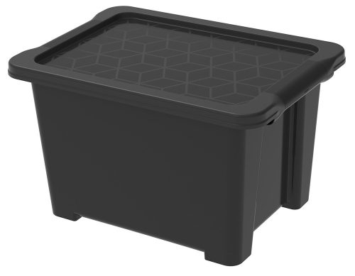 ROTHO Evo easy műanyag tároló doboz,  15 L - fekete