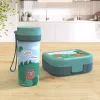 Rotho "Little explorer" műanyag ivóplack, kulacs gyerekeknek 0,4 L - zöld