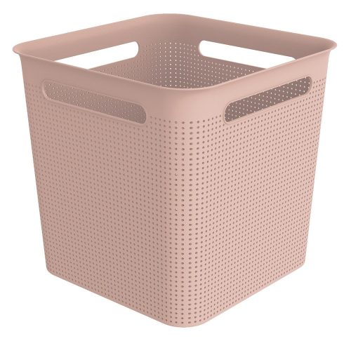 ROTHO Brisen műanyag tároló doboz 18 L - rózsaszín