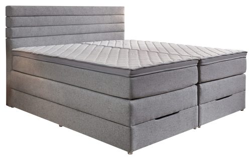 Sun garden boxspring Vernon BX1920 kontinentális franciaágy, 180 X 200 cm, szürke