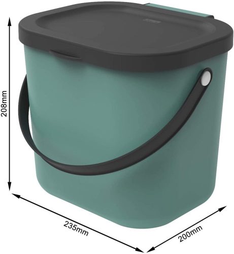 Rotho albula műanyag tároló doboz 6 L - zöld