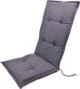 Sun Garden NAXOS HOCH ülő - és háttámlapárna  – magas háttámlás székhez, antracit