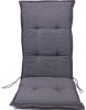 Sun Garden NAXOS HOCH ülő - és háttámlapárna  – magas háttámlás székhez, antracit