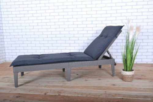 Sun Garden NAXOS LIEGE nyugágypárna – antracit, steppelt