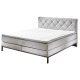 Sun gardenN boxspring Rockaway BX2180 kontinentális franciaágy, 160 x 200 cm, szürke