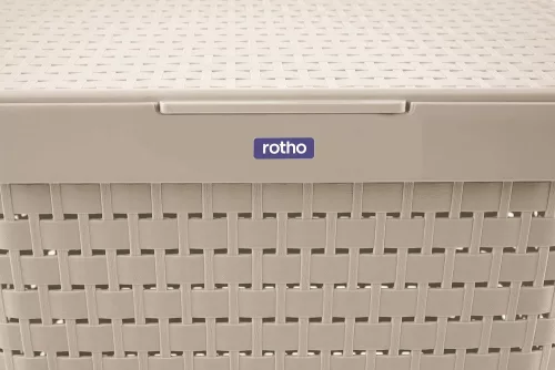 Rotho Country szennyestartó 55 L - cappuccino