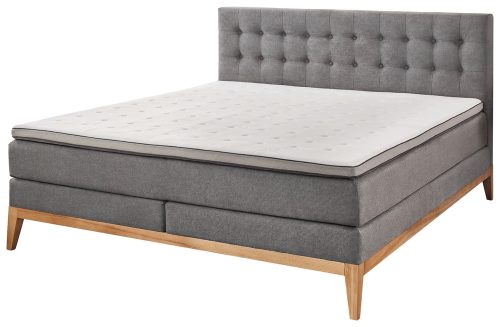 Sun garden boxspring Westwood BX2290 kontinentális franciaágy, 180 x 200 cm, sötétszürke