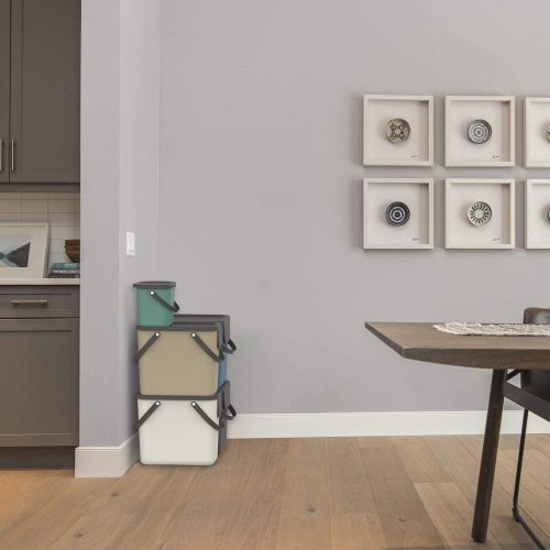 Rotho  Albula műanyag tároló doboz 40 L - zöld