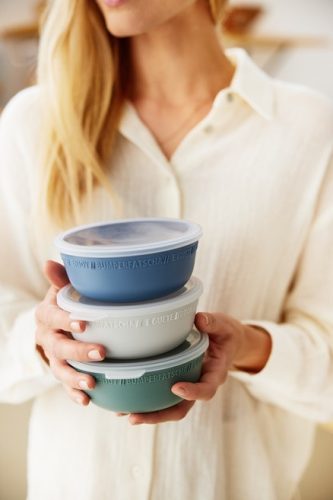 Rotho tresa 0,35 literes műanyag élelmiszertartó doboz fedéllel - zöld