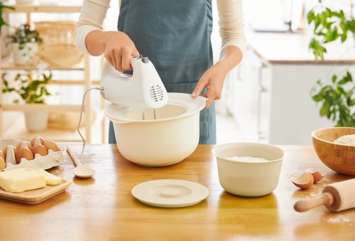 Rotho Fresh baking műanyag edénykészlet - fehér/szürke