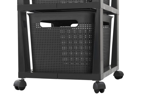 Rotho Brisen műanyag háromszintes komód, antracit