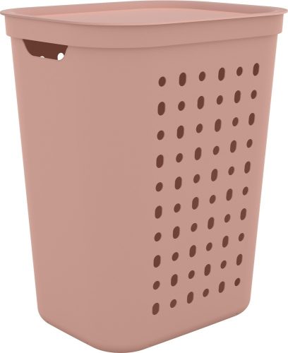 ROTHO Jona műanyag szennyestartó 55 L - rózsaszín