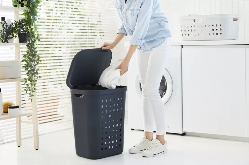 Rotho Jona műanyag szennyestartó 55 L - antracit