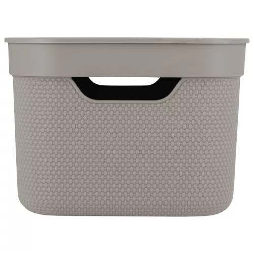 Rotho Jive deco műanyag tároló doboz, 5L - cappuccino