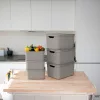 Rotho Jive deco műanyag tároló doboz, 5L - cappuccino