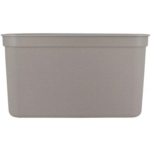 Rotho Jive deco műanyag tároló doboz, 16L - cappuccino