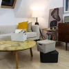Rotho Jive deco műanyag tároló doboz, 16L - cappuccino