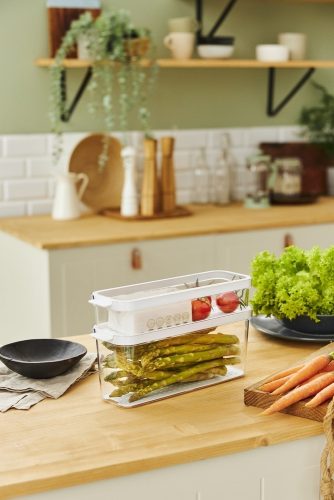 Rotho Cauma rendszerező doboz hűtőbe, 1,3 L - átlátszó