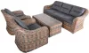 Rojaplast Richmond exkluzív polyrattan kerti bútor garnitúra (ötszemélyes)