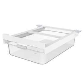   Rotho Cauma műanyag rendszerező doboz hűtőszekrénybe, 2,6 lieteres, fehér-átlátszó
