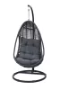 Rojaplast Cali exkluzív polyrattan függőszék, talppal, antracit 